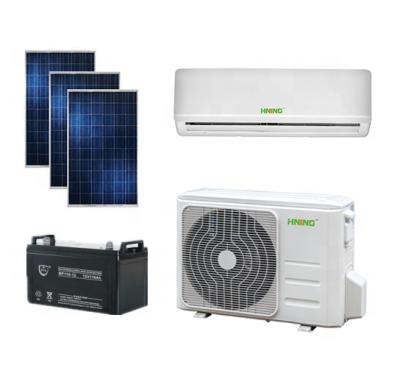 China Hotel 12000BTU Off Grid 100% DC 48V Split Wall Mounted Solar Powered Air Conditioner for sale