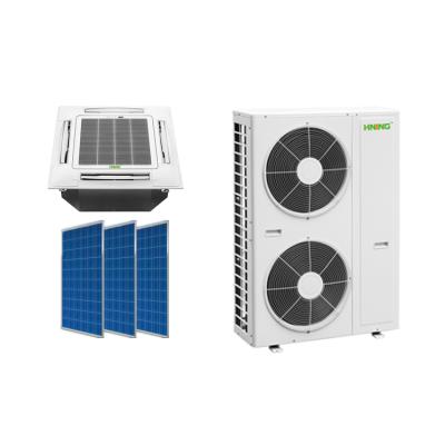 China Hotel Factory Price On Grid 36000BTU 220V Wall Split Hybrid Solar Powered Air Conditioner for sale