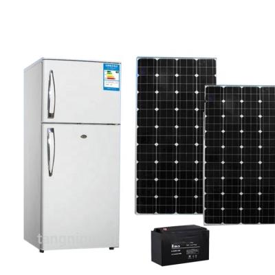 China COMPRESSOR 12V / 24V DC Solar Fridge 180L 100% Solar Powered for sale