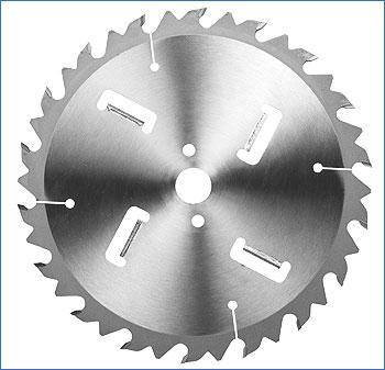 China carbide multiple blade saw cutting wood with 4 scraping grooves knife blade for sale