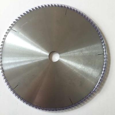 China Trapezoidal teeth circular flat carbide saw blade for aluminium cutting for sale