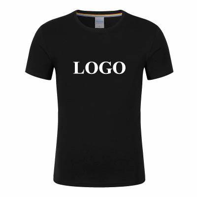 China Breathable Wholesale Cotton High Quality Simple Logo Printed 100% Custom T-Shirts for sale