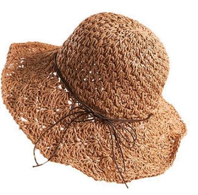 China Picture Ladies Summer Hats With Brim New Straw Hats For Women Beach Sun Hats Floppy Sun Hat for sale