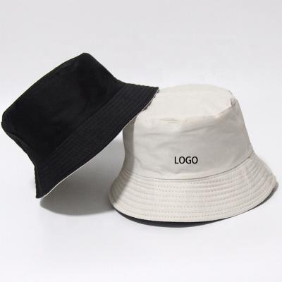 China Simple Comfort Cotton Bucket Hat 2021 Low MOQ Logo Summer Fishing Bucket Hat Breathable Custom Hat Fashion For Women for sale