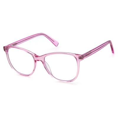 China New Design Style Fashionable Clear Unisex Clear Acetate Eyewear Eyewear Acetate Optical Frames for sale