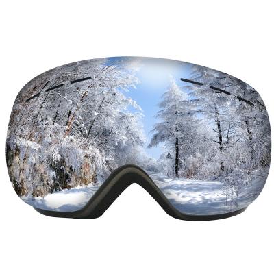 China Wholesale Adults Windproof TPU UV400 Anti-Fog Winter Protector Snowboarding Ski Glasses Goggles for sale