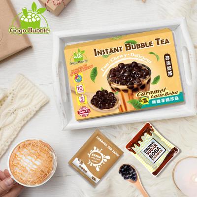 China Chinese Wholesale Unfrozen Instant Caramel Bubble Milk Tea for sale