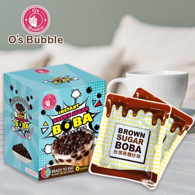 China Convenient Homemade Bubble Tea Instant Bubble Tea Tapioca 6 Packs for sale