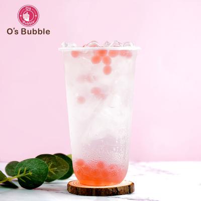 China Instant popping boba quality guaranteed strawberry flavor popping boba bubble tea for sale