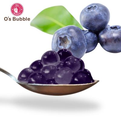 China Original Instant HALAL Certificate Blueberry Bubble Tea Popping Boba for sale