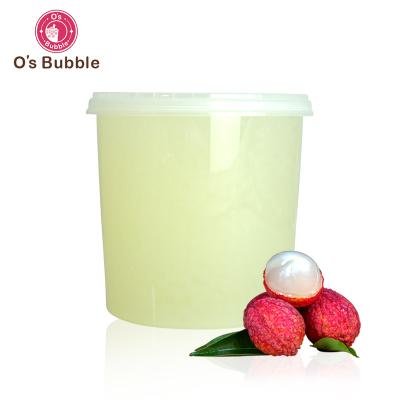 China 3.4KG Best Seller Lychee Juice Flavor Popping Boba For Instant Sales for sale