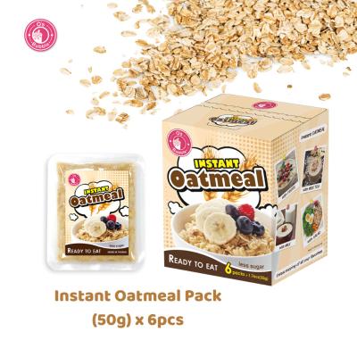 China OEM ODM 6Pcs/Box Taiwan Instant Rolled Oats Fresh Rolled Oats Supplier for sale