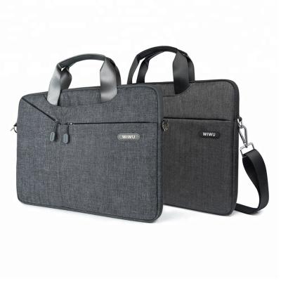 China Wholesale WiWU Gentleman Business Laptop Protective Messenger Bag Eco-friendly / Waterproof Sleeve Case For Laptop Briefcase Bag for sale