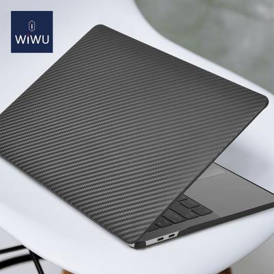 China WiWU Eco-Friendly Laptop Hard Shell For Macbook M1 14.2 Skin Carbon Fiber Texture Ultra Thin Protective Hard Case Eco-Friendly Cover iKavlar for sale