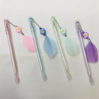 China Beautiful cartoon signature pen girlfriends pen celebrity pendant pen professional pen cute cute pen plastic online erasable pendant pen. for sale