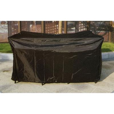 China Outdoor Waterproof/Durable/Heat Resistant Black 210D Oxford Patio Garden Furniture Cover Dustproof for sale