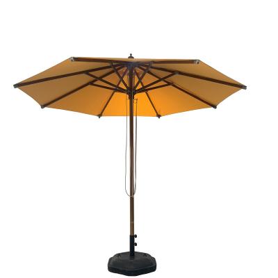 China Wholesale Best Price Outdoor Large Size Terrace Furniture Garden Strick Umbrella for sale