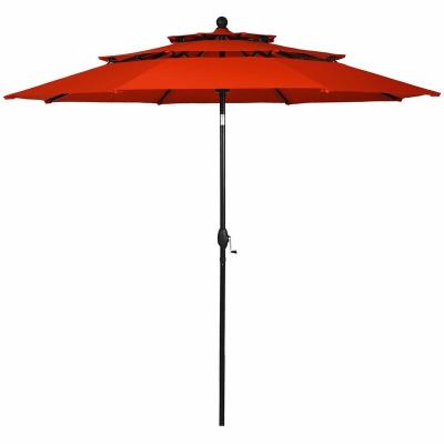 China Modern Luxury Upright Umbrella Garden Umbrella Parasol Patio Umbrella for sale