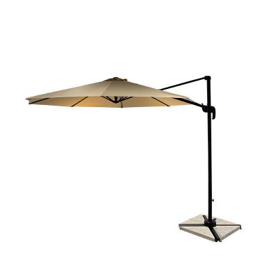 China Modern Cantilever Aluminum Umbrella Advertising Beach Parasol Sun Shade for sale