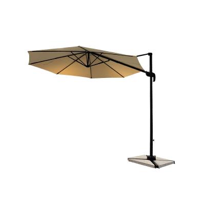 China Modern Commercial Outdoor Umbrella Crank Handle Cantilever Parasol for sale