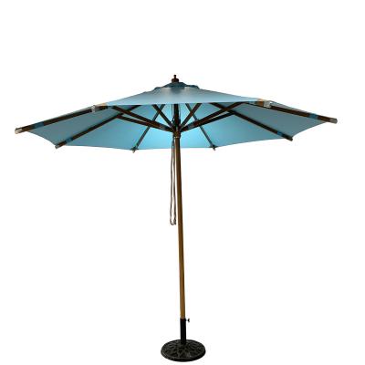 China Large Fashion Beach / Sun Advertising Patio Pulley Umbrella Outdoor Garden Roman Hotel Parasol for sale