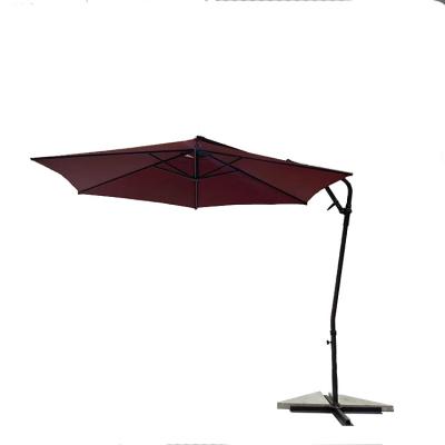 China Modern Large Parasol Outdoor Umbrella Garden Crank Parasol Cantilever for sale