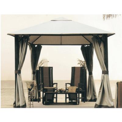 China Sun Shade Aluminum Frame Outdoor Garden Furniture UV Resistant Iron Garzbo for sale