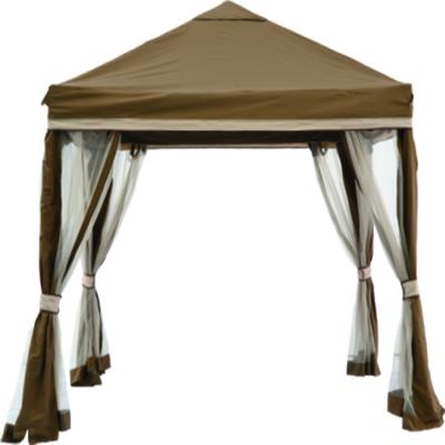 China Chinese Outdoor Activity 3*3M Luxury Outdoor Sunshade Gazebo Patio Canopy Tent with Curtains for sale