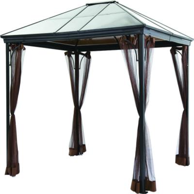 China Patio\Garden\Metal Mosquito Fabric Hardtop Gazebo Luxury High Quality Outdoor Backyard Garden for sale