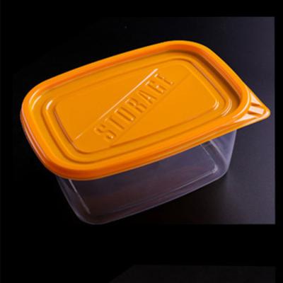 China Disposable Microwavable To Go Lunch Box 1892ml Plastic Airtight Food Container Disposable Take Away Lunch Packing Boxes for sale