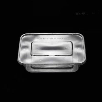 China 650ML Food Grade Disposable PP Plastic Disposable Take Out Boxes For Restaurant Microwave Plastic Chicken Container for sale