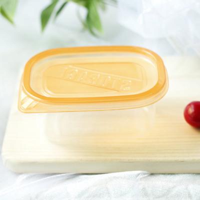 China Minimalist 483ml Disposable Plastic Food Container Can Microwavable Paired Soup Bowl Bento Lunch Box for sale