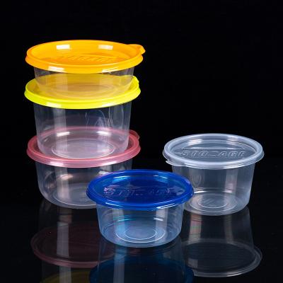 China Minimalist 360ml PP Plastic Packaging Box Disposable Bento Lunch Box Snack Food Takeaway Container Assorted for sale