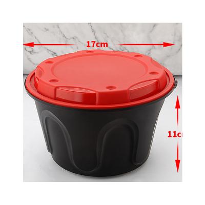 China Disposable 1580ML 200 Sets In A Box Circular Refrigerated Anti-theft Packaging Box Which Can Hold Refrigerator Refrigerated Food for sale