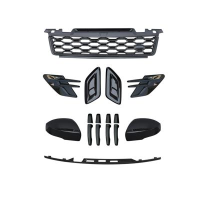 China Sport Black Bodykit For Range Rover Sport 2018 2019 2020 2021 Rear Grill View Cover Handle Damper Ducts for sale