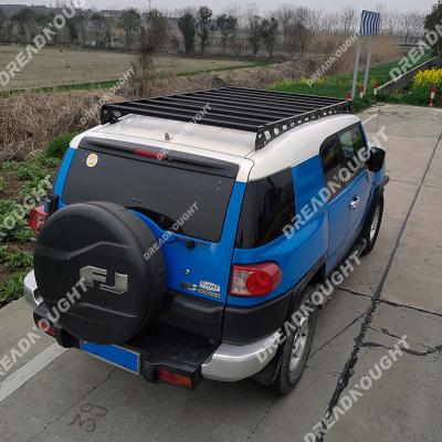 China Roof Tent Cargo Alluminum Car Vehicle Roof Carrier Basket No Drilling Fit For FJ Cruiser 2007+ for sale