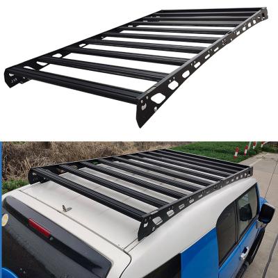 China High Load Capacity Aluminum Roof Rack Fit For FJ Cruiser Roof Basket Deck 4X4 Demountable for sale