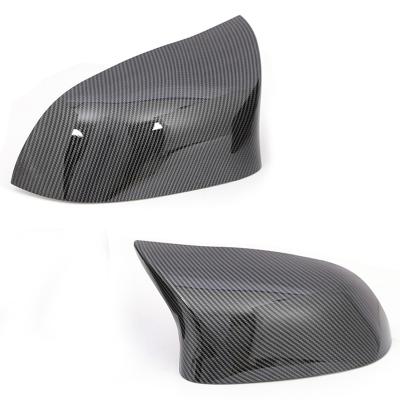 China M Style Rear View Side Mirror Cover Carbon Look For BMW X3 F25 X4 F26 X5 F15 X6 F-16 Carbon Fiber 2014-2018 Model for sale