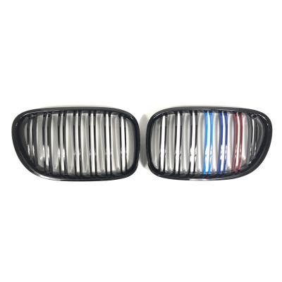 China High Quality and Dedicate Fitment for BMW F01 Front Kidney Bumper Grille Car Front Grilles M Color Replacement for BMW F02 2008-2014 7 Series Car Accessories for sale