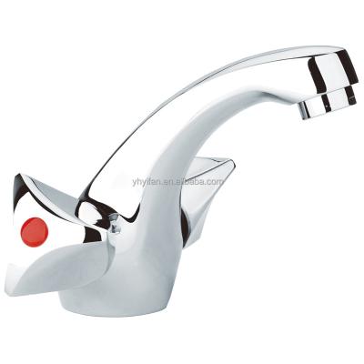 China The Other YF-3201 Luxury Two Lever Handle Contemporary Brass Wash Sink Mixer Tap Bath Faucets Cold/Hot Water for sale