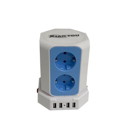 China Travel Modern Design 4 USB Outlets Power Plug Smart Eu for sale