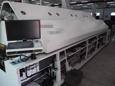 China Integral Two Stage Reflow Oven Machine Front Rail Fixed DS-1200 Middle Size With Mesh Conveyor for sale