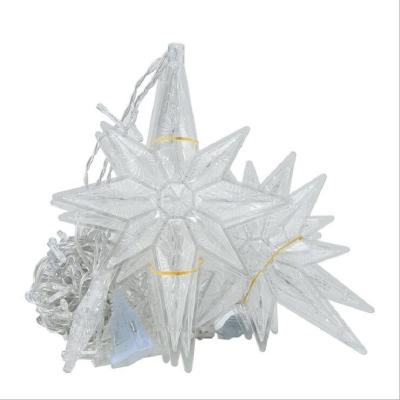 China Christmas Moon Star Light Large LED Star Curtain Color Glass Lights Home Decor Lights Christmas Decorations for sale