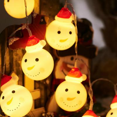 China Christmas A String of Santa Lights Decorative Flashing Light Strings of Popular Christmas LED Indoor Outdoor Snowman Lights Window Curtain Santa Claus for sale