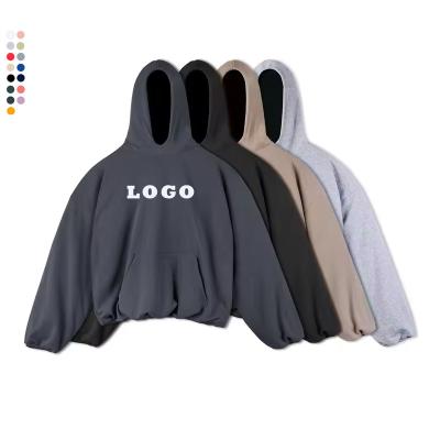 China Other heavyweight embroidered leather hoody heavy thick hoodies 1000 gsm oversized box reversible sweatshirt double layer hoodie for sale