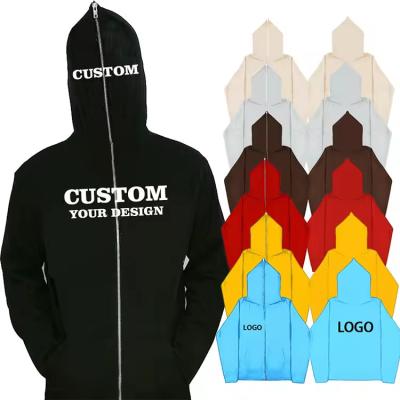 China Other Custom oversized hoodies unisex high quality anti-shrink jacket with 350 gsm hoodie fleece fabric full zip up hoodie for sale