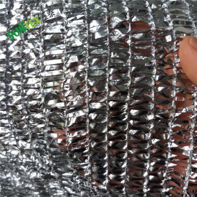 China Mesh 65% Agricultural Garden Shade Net Parking Lot Aluminum Foil Covers Car Sun Protection Silver Aluminum Shade Net for sale