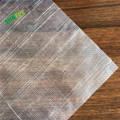 China PE Woven Fabric 120gsm 150gsm Woven Greenhouse Anti-UV Film , Plastic Woven Sheet For Covering Flower for sale