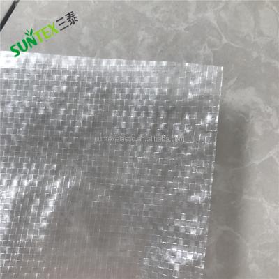 China Polyweave water soluble woven plastic sheet reinforced greenhouse film rain protection plastic covers 200micron woven greenhouse film for sale