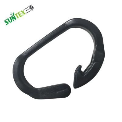 China High Strength Staples High Quality Plastic Clip And Hook For Shade Blackout Net Green Netting To Shade Fence for sale